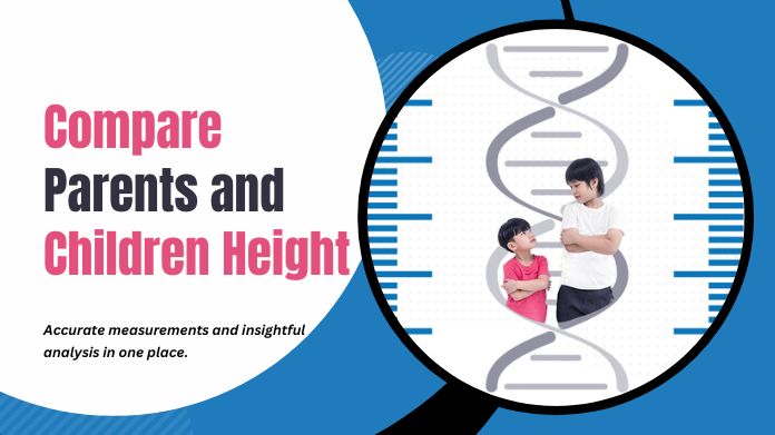 compare parents and children height