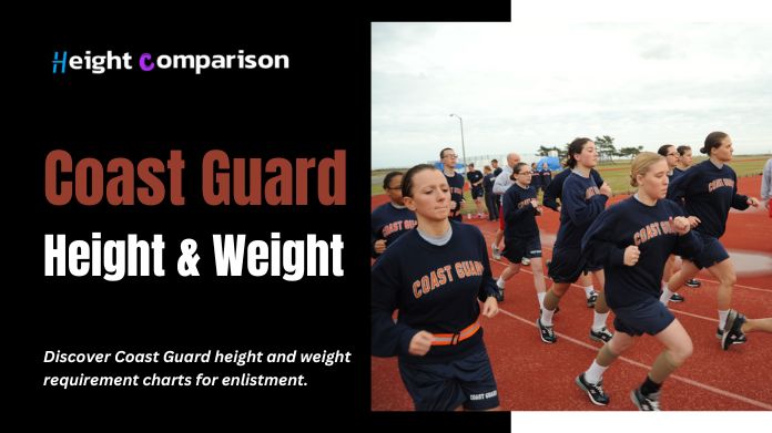 coast guard height and weight