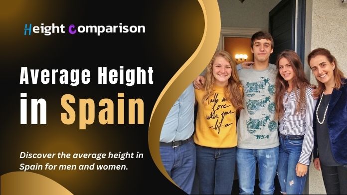 average height in spain