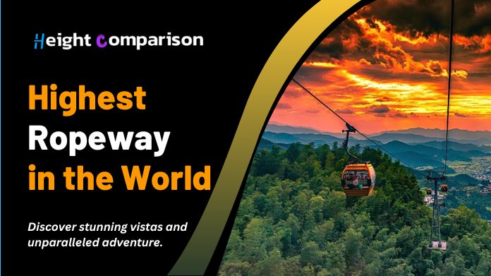 highest ropeway in the world